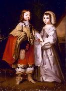 Portrait of Louis XIV and his brother unknow artist
